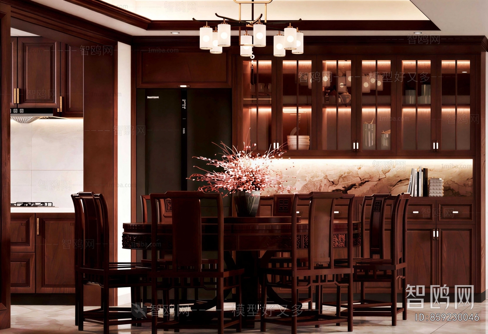 New Chinese Style Dining Room