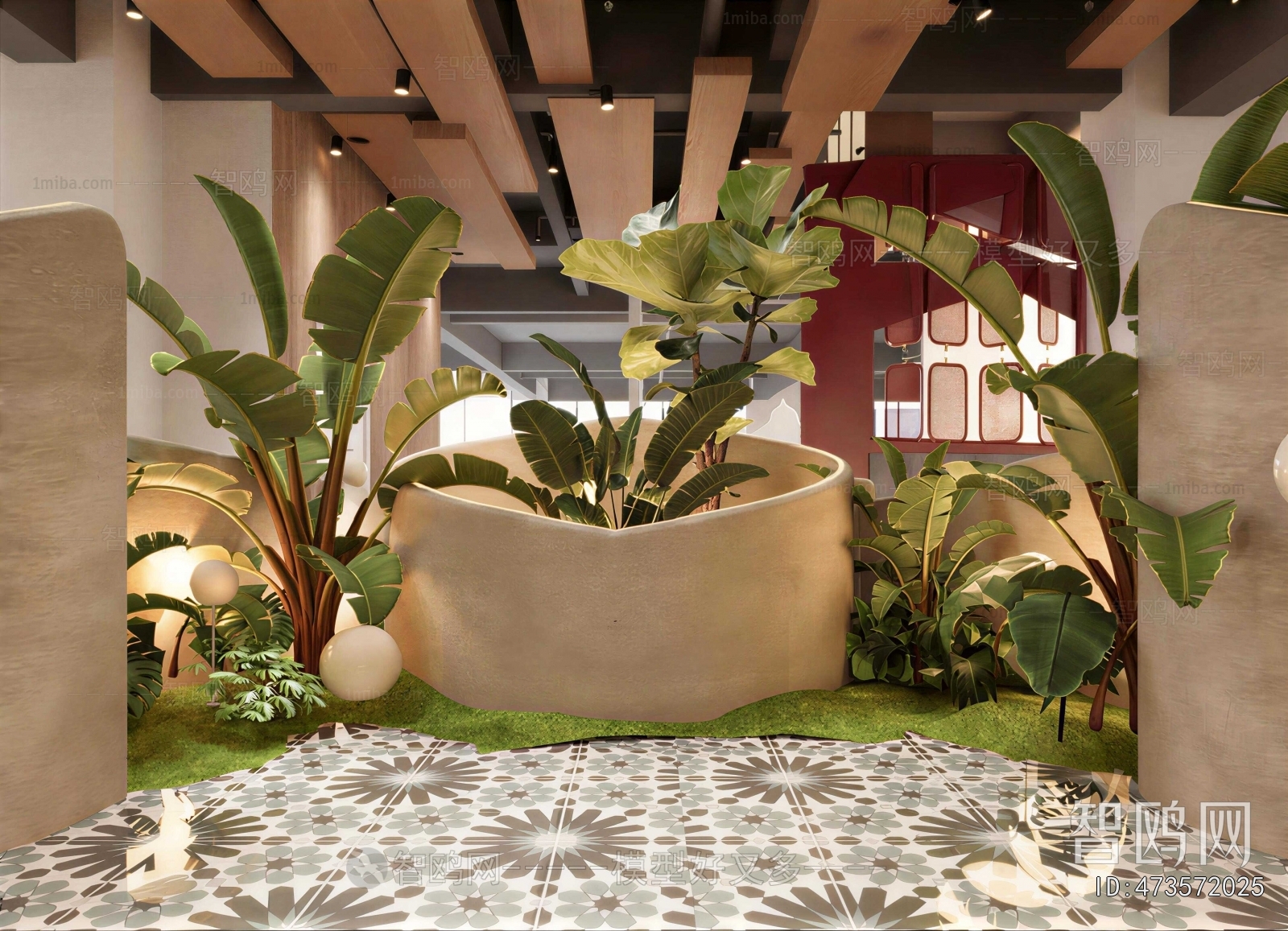 Southeast Asian Style Plant Landscaping
