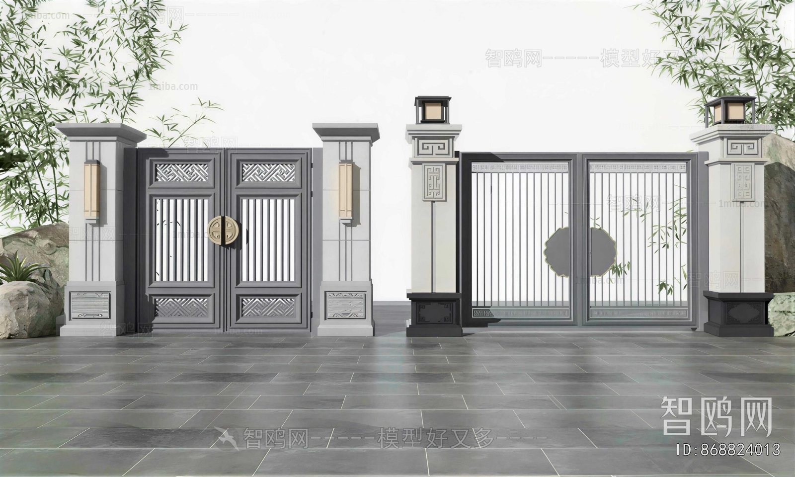 New Chinese Style Gate