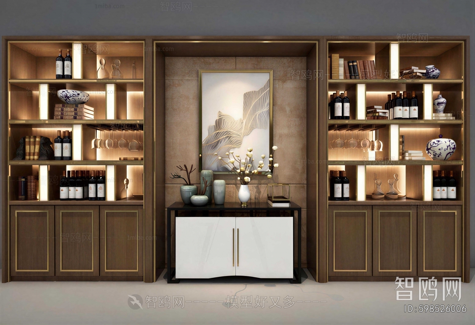 New Chinese Style Bookcase