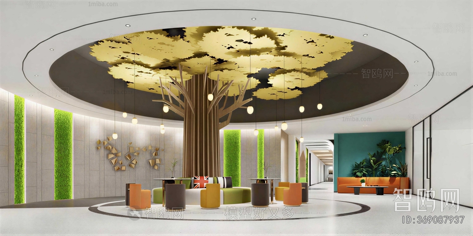 Modern Office Reception Desk