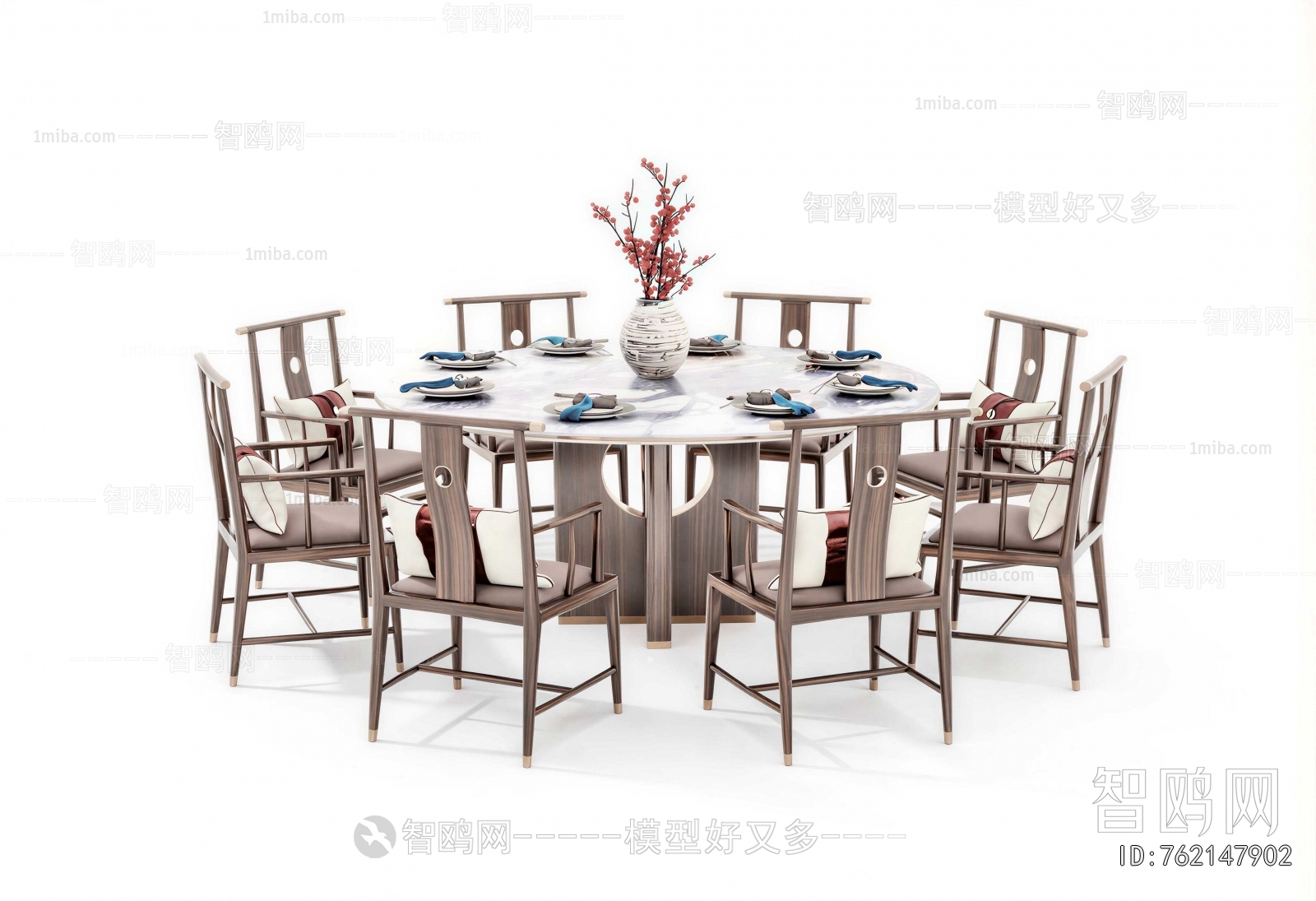 New Chinese Style Dining Table And Chairs
