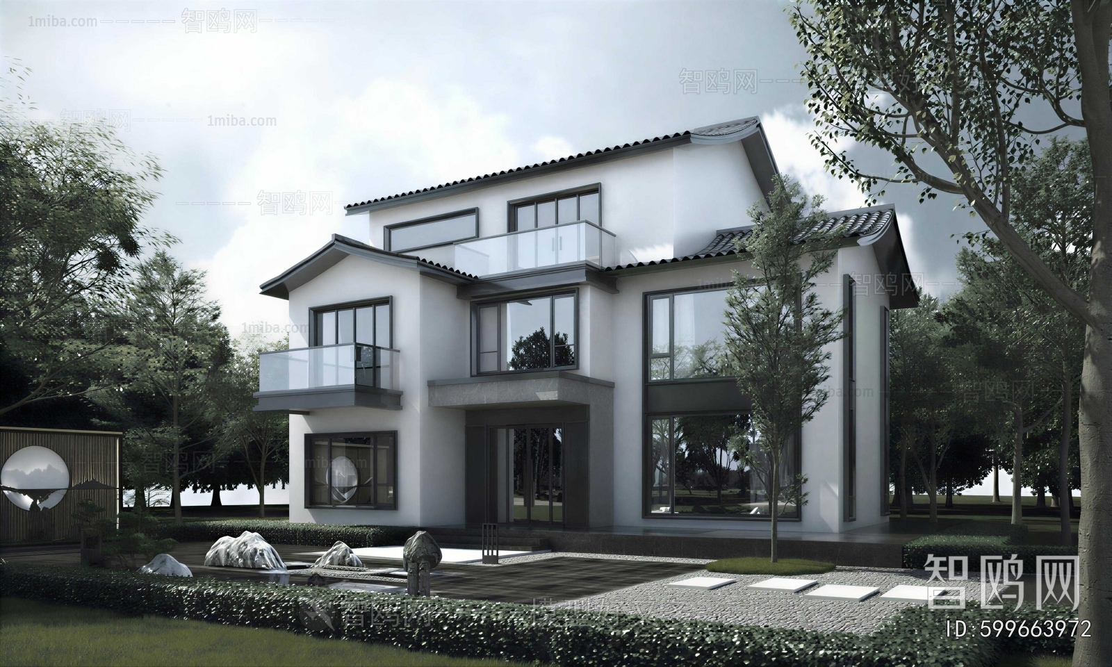 New Chinese Style Detached Villa