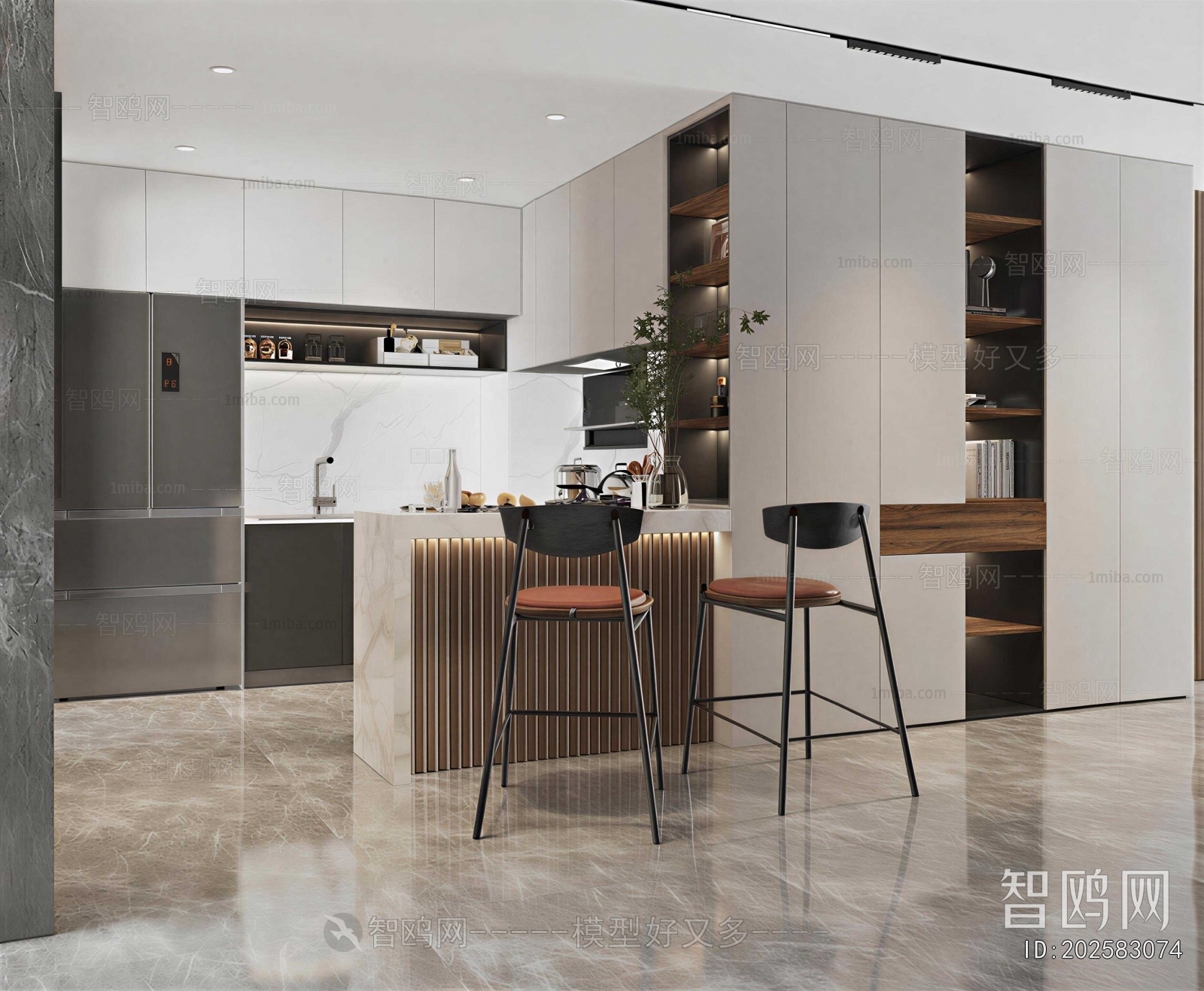 Modern Open Kitchen