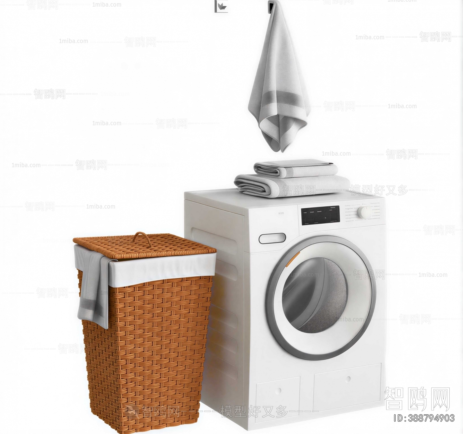 Modern Laundry Cabinet