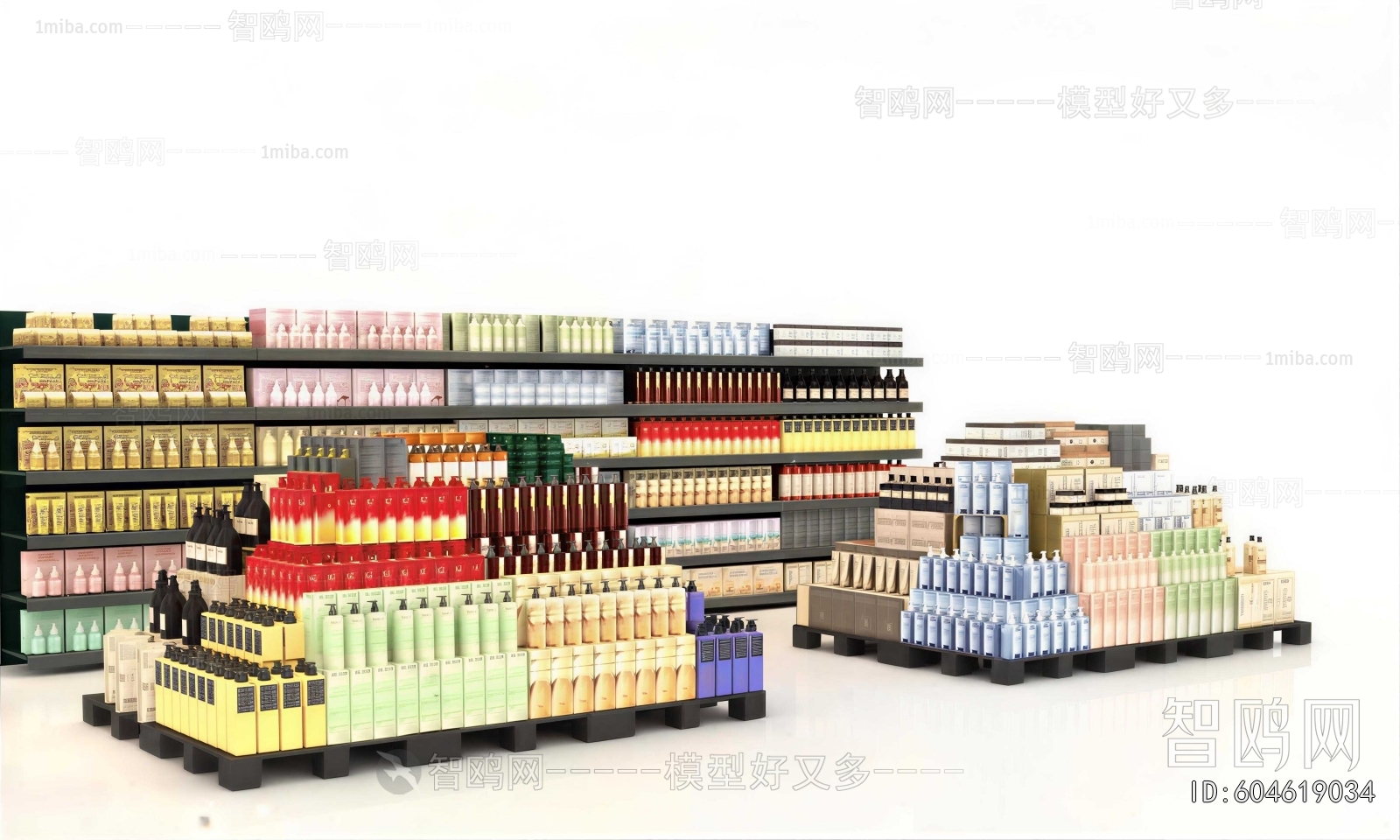 Modern Supermarket Shelf