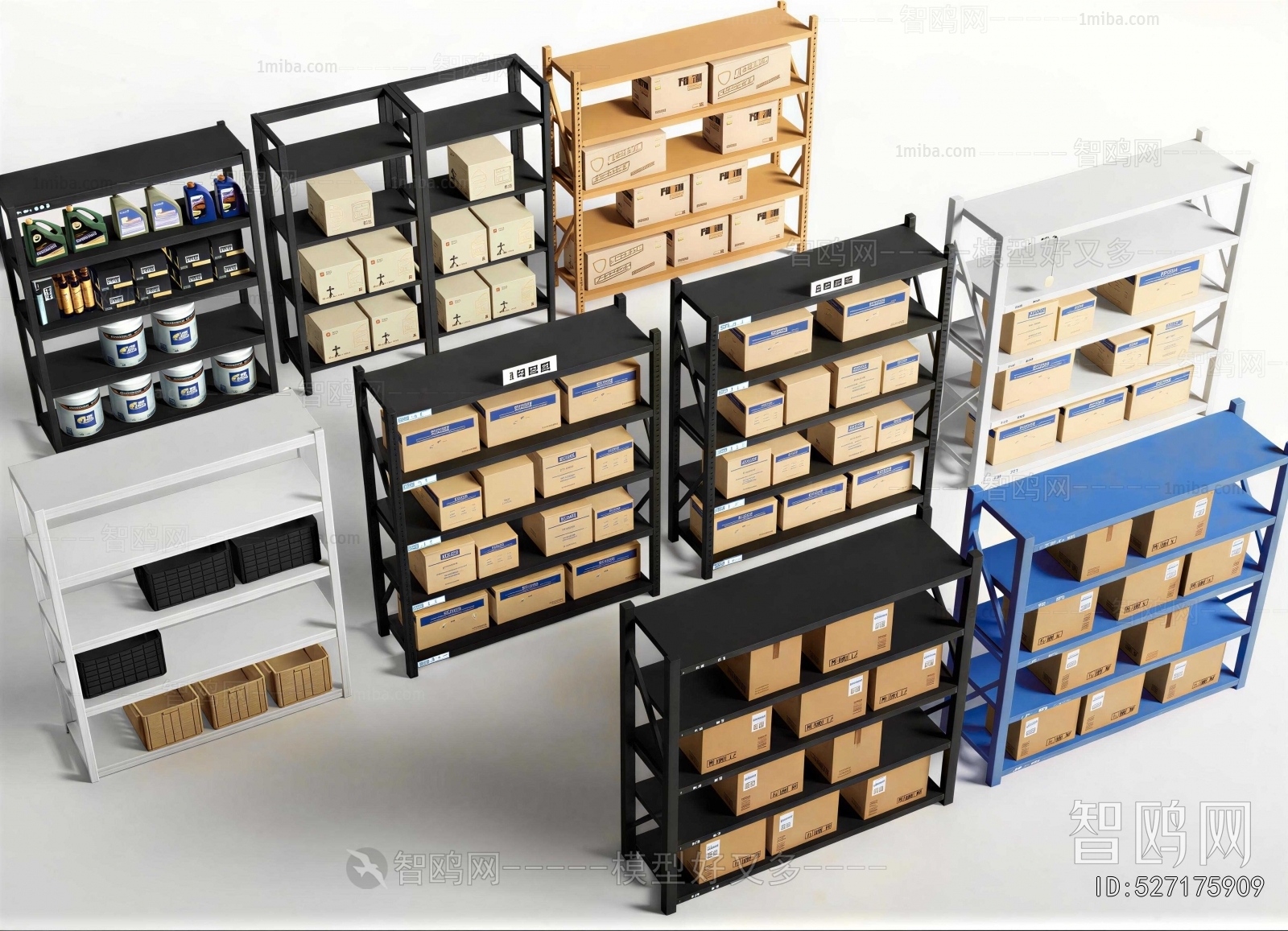 Modern Supermarket Shelf