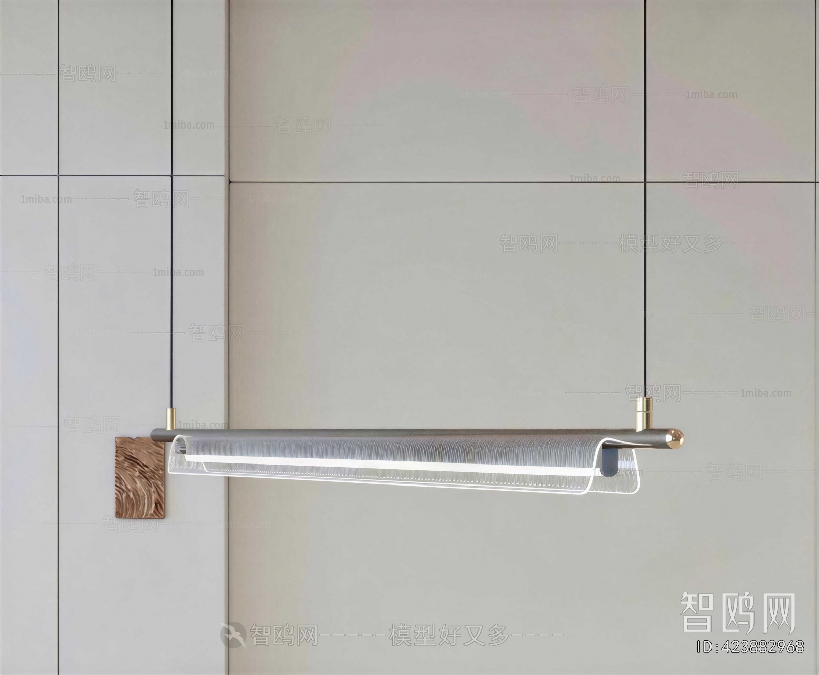 Modern Long Chandelier