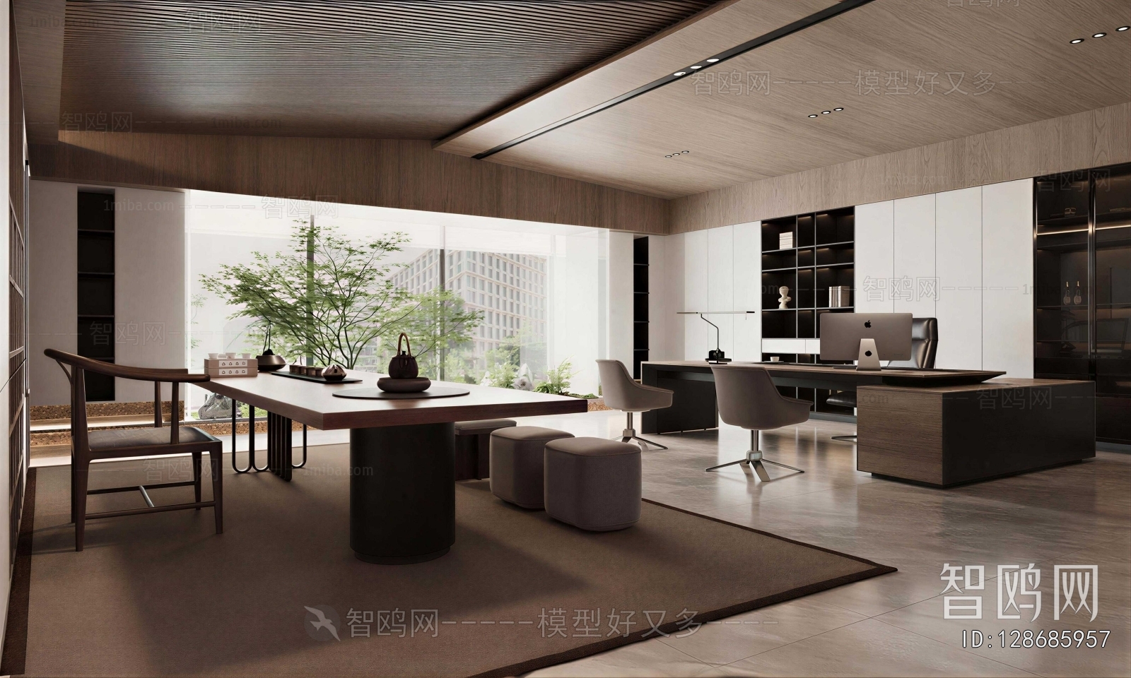 New Chinese Style Manager's Office