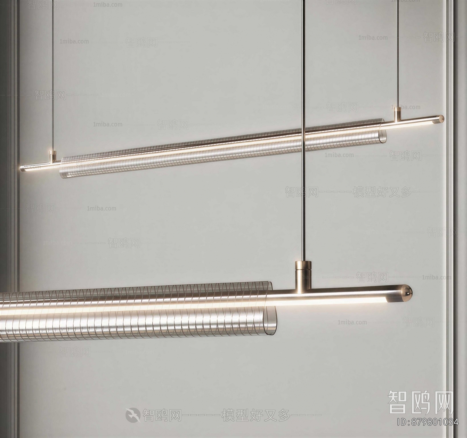 Modern Long Chandelier