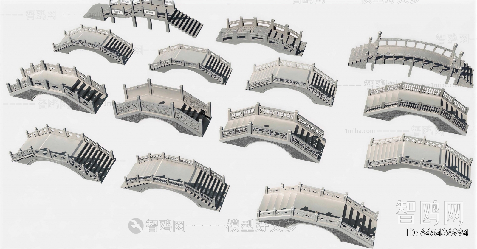 Chinese Style Ancient Architectural Buildings