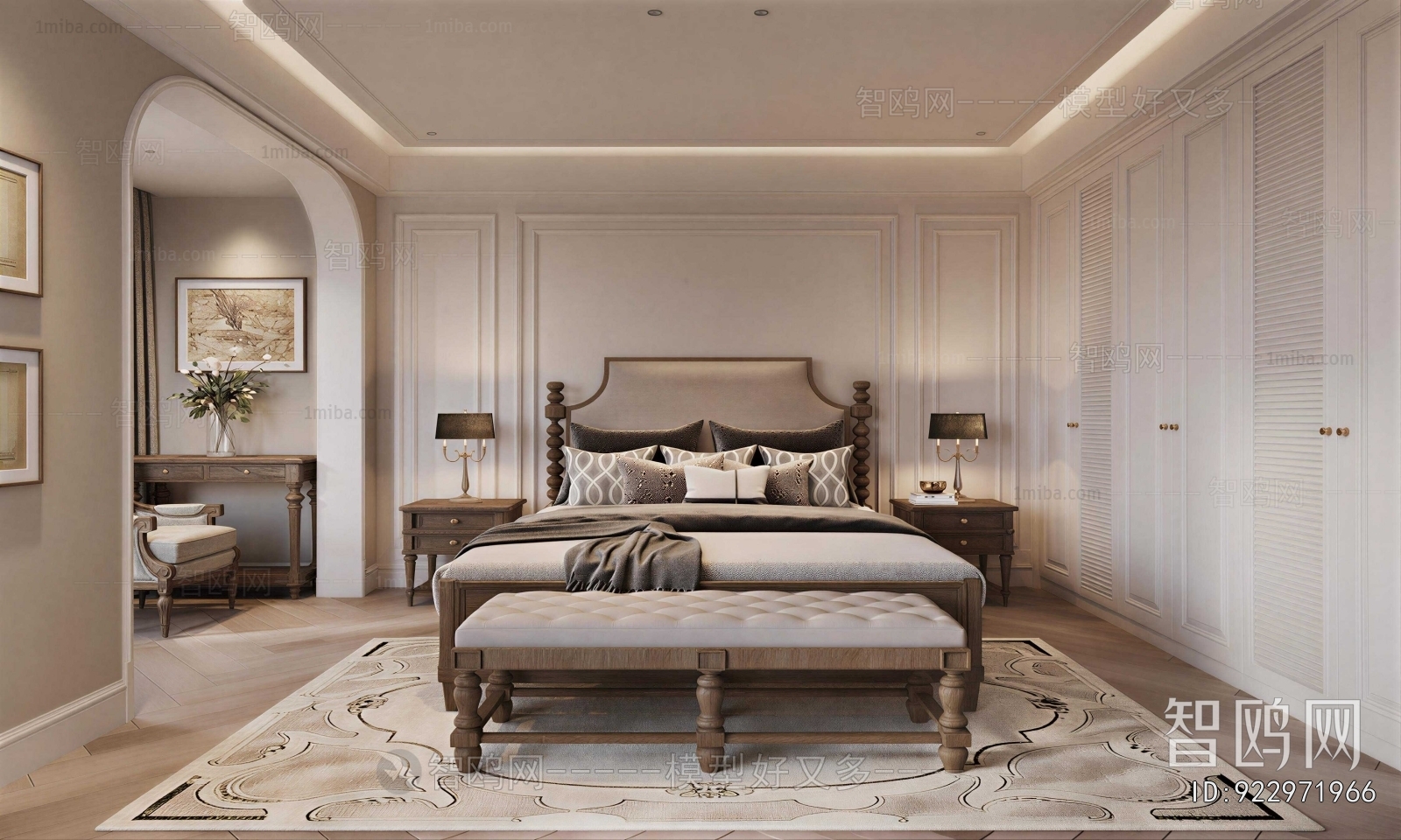 American Style Bedroom
