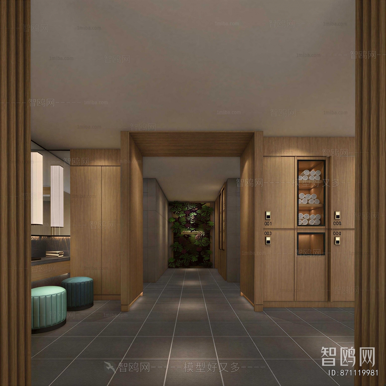 New Chinese Style Changing Room