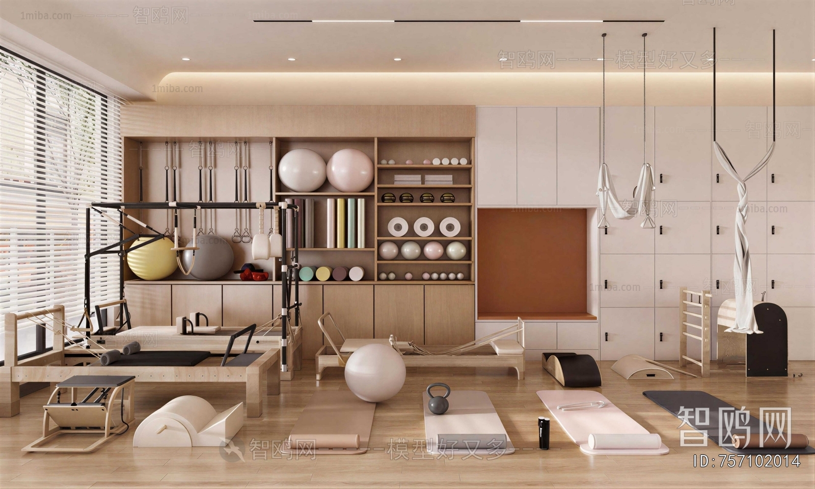 Modern Yoga Room