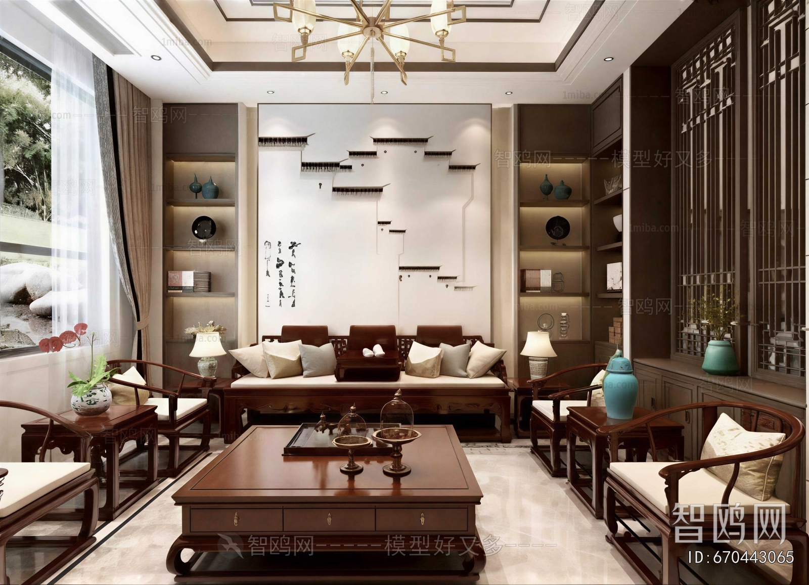 Chinese Style A Living Room
