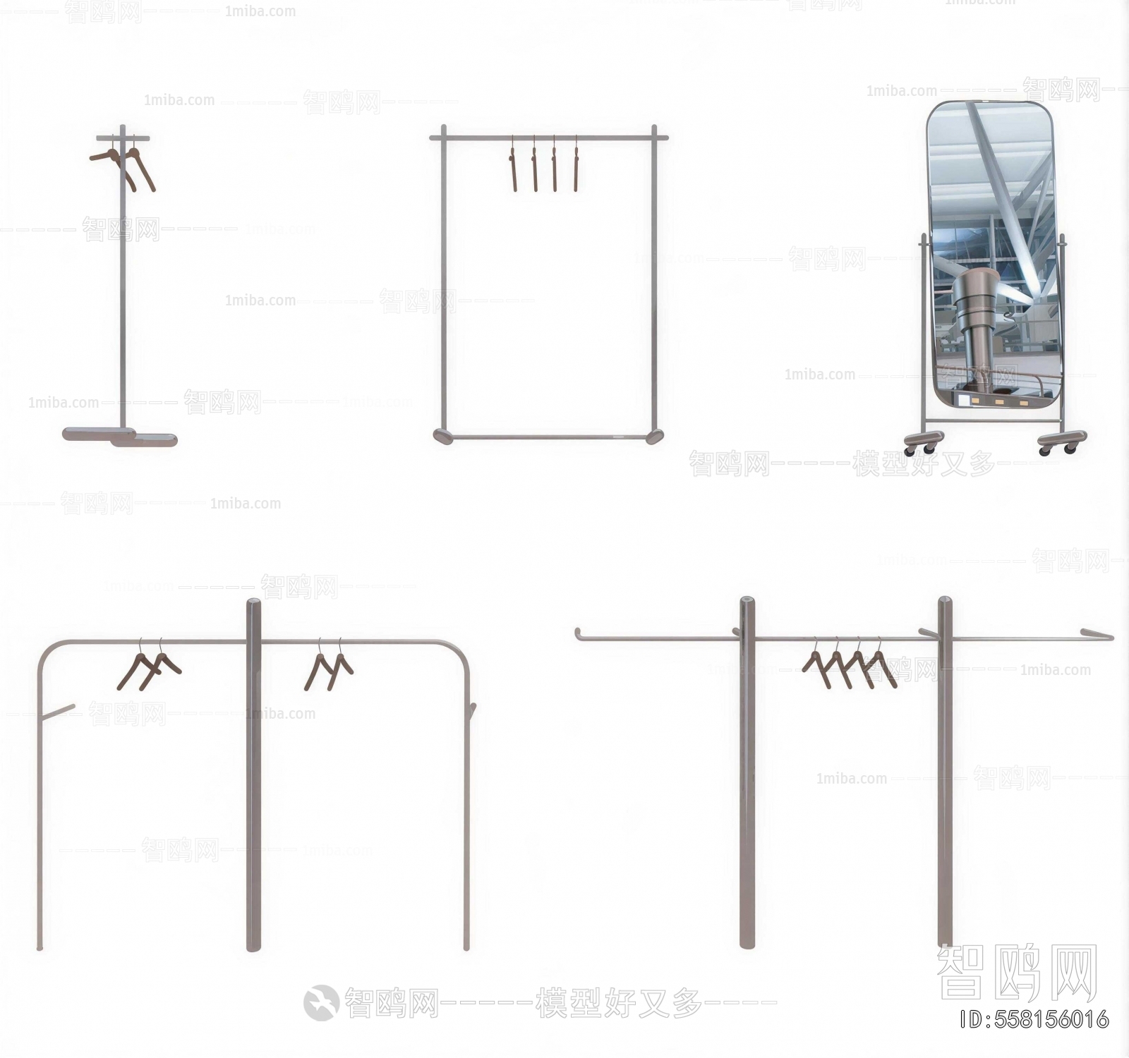 Industrial Style Coat Hanger