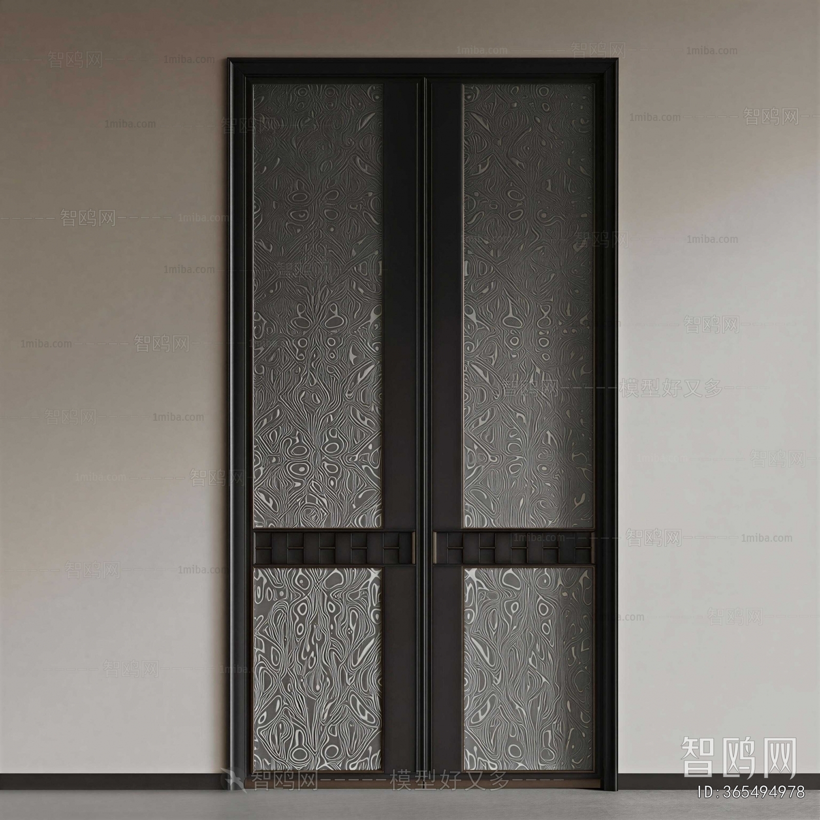 New Chinese Style Double Door