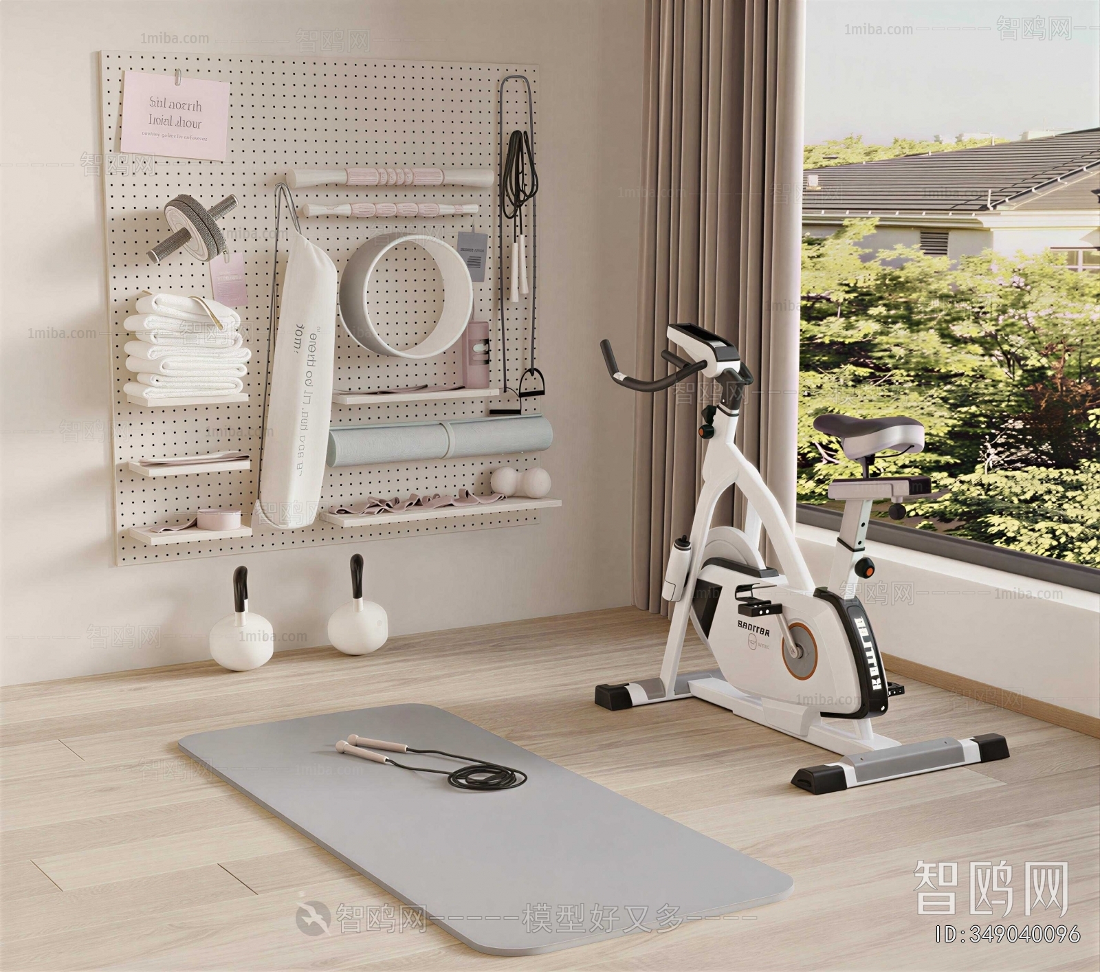 Modern Home Fitness Room