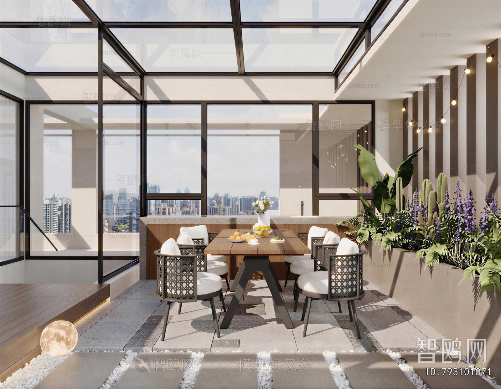 Modern Glass Sun Room