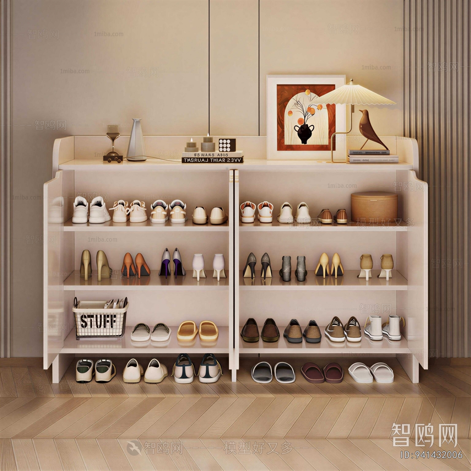 Modern Shoe Cabinet