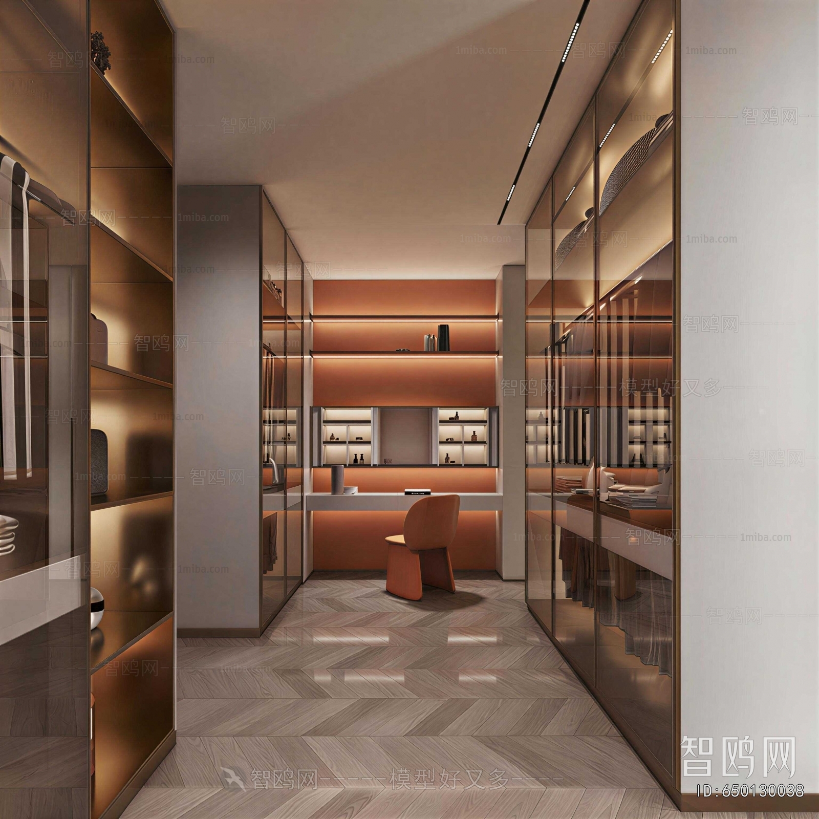 Modern Clothes Storage Area