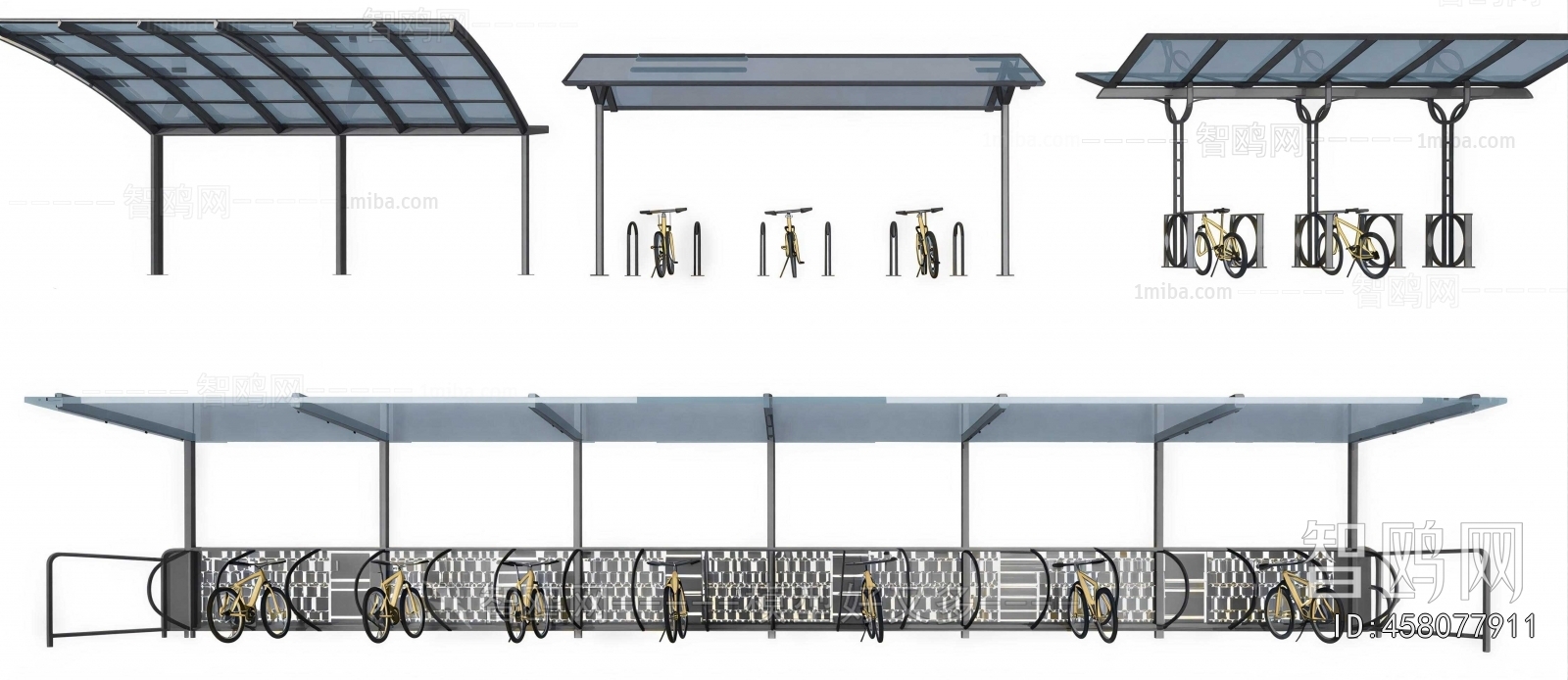 Modern Outdoor Parking Lot