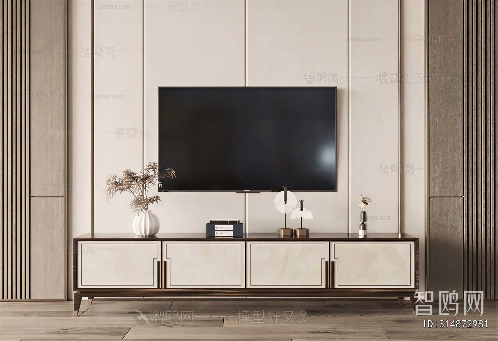 New Chinese Style TV Cabinet