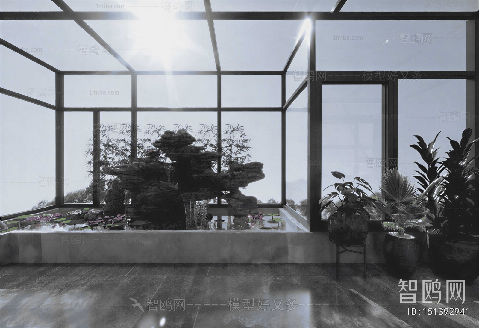 Modern Glass Sun Room