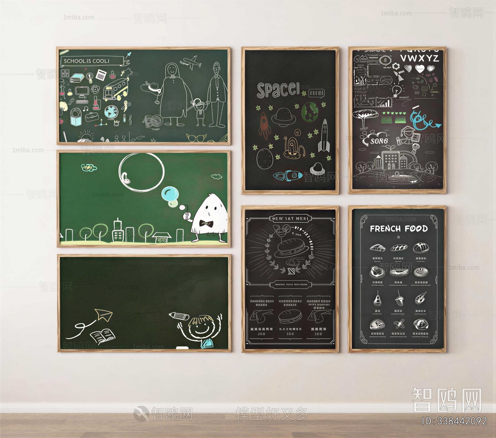 Modern Blackboard/whiteboard