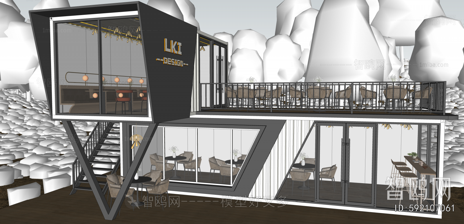 Modern Appearance Of Commercial Building
