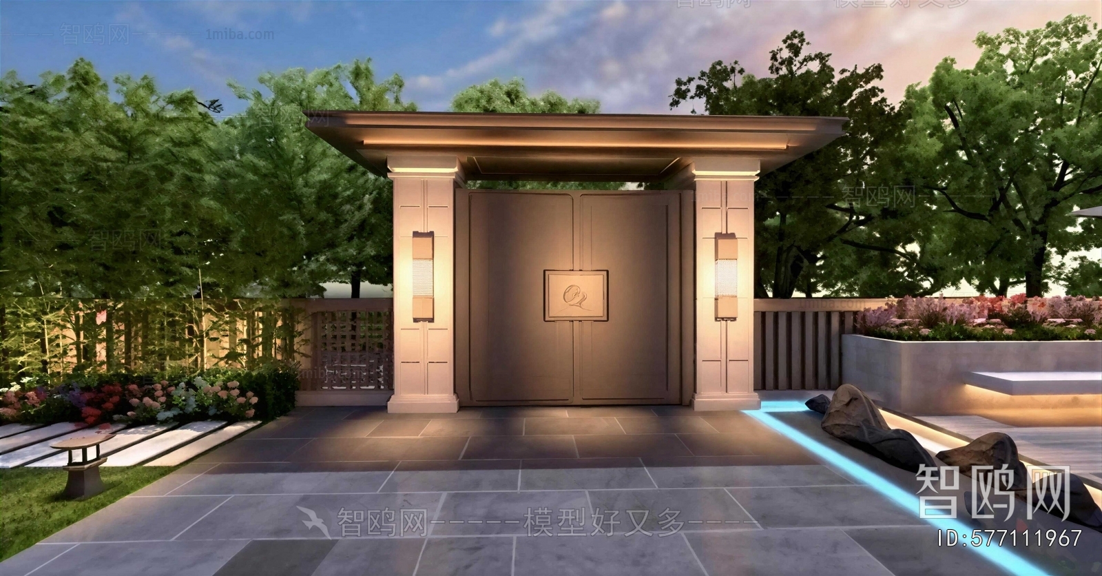 New Chinese Style Gate