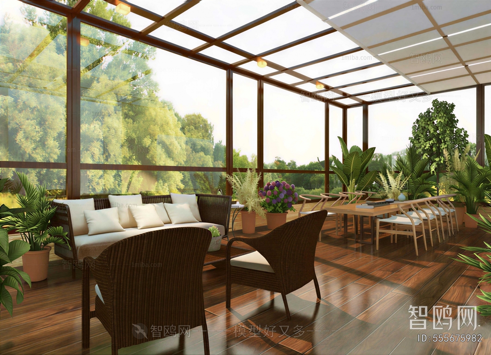 Modern Glass Sun Room