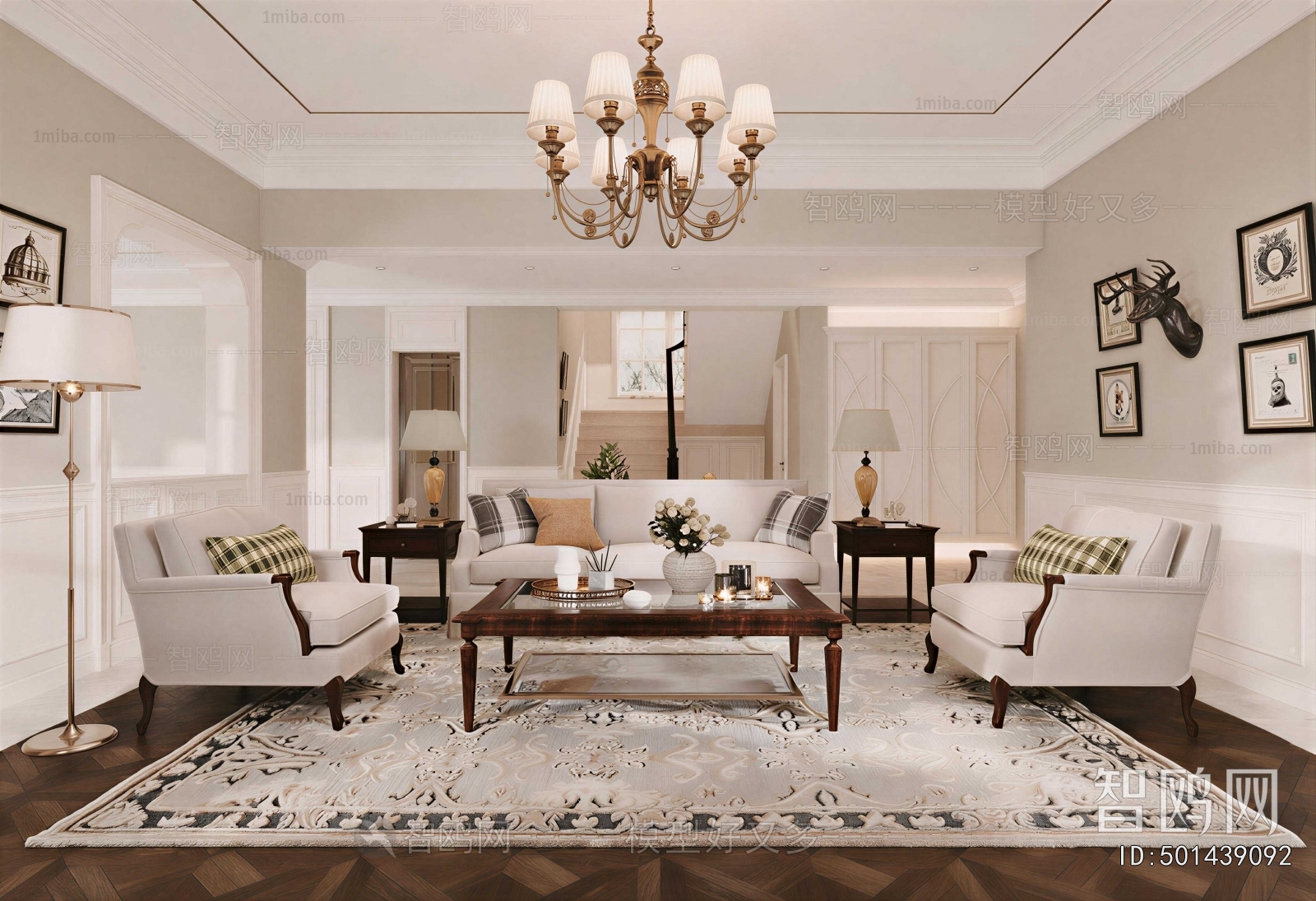 American Style A Living Room