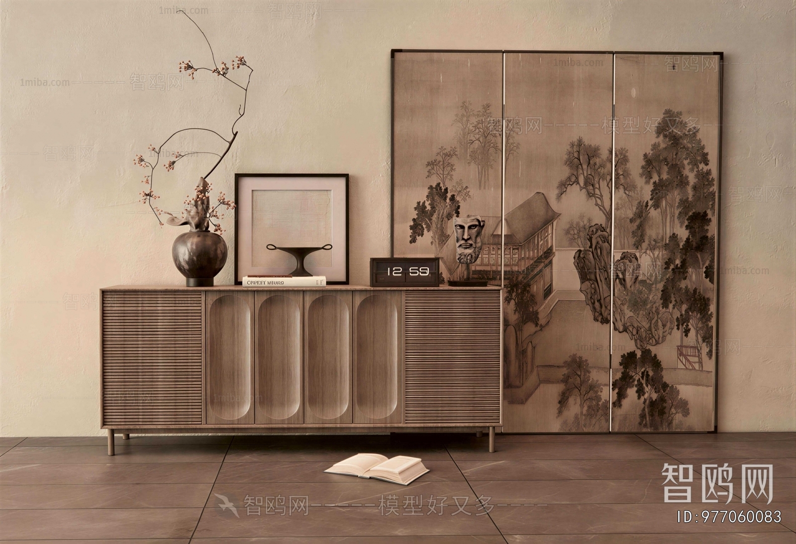 Wabi-sabi Style Console