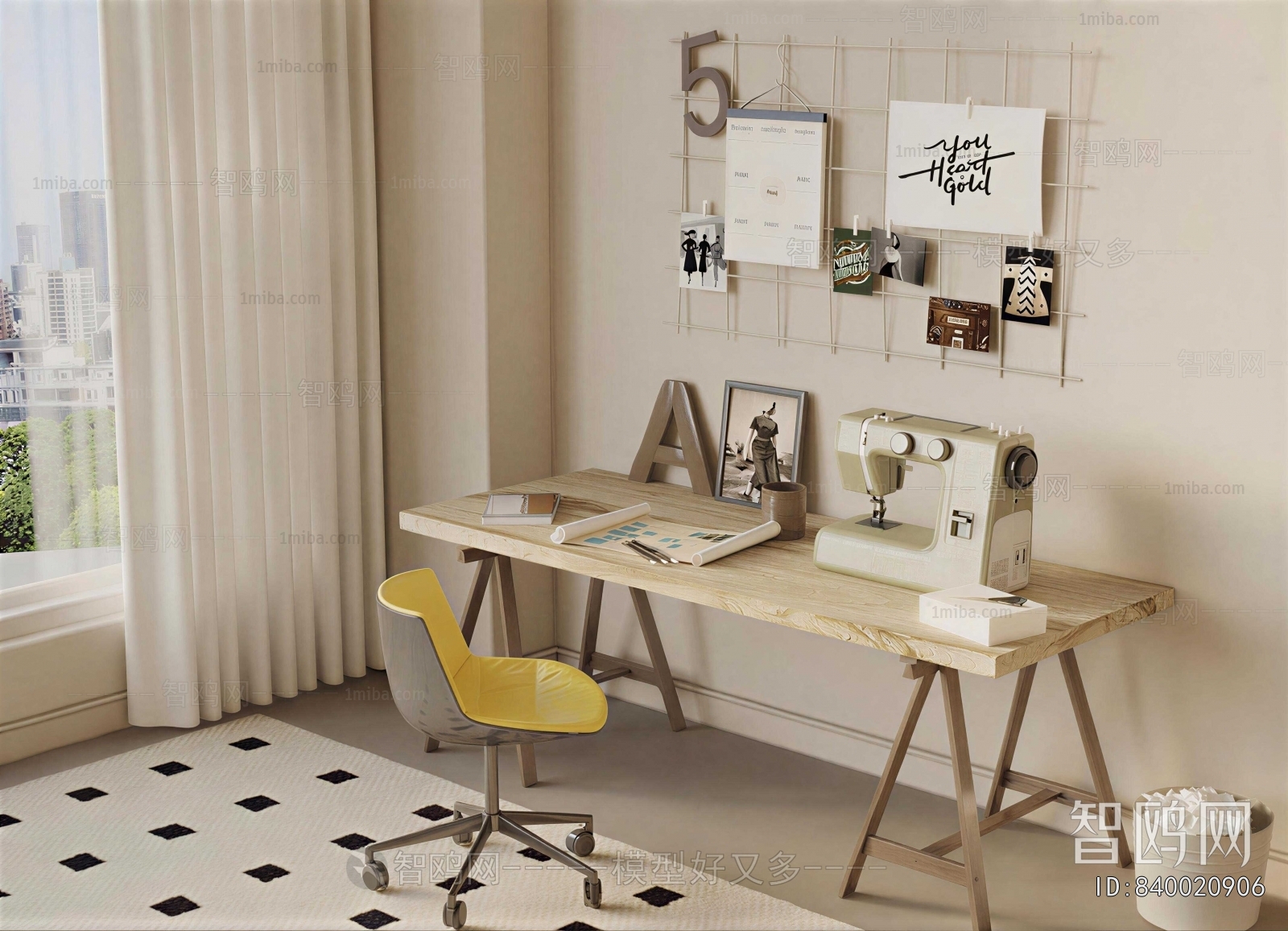 Modern Computer Desk And Chair