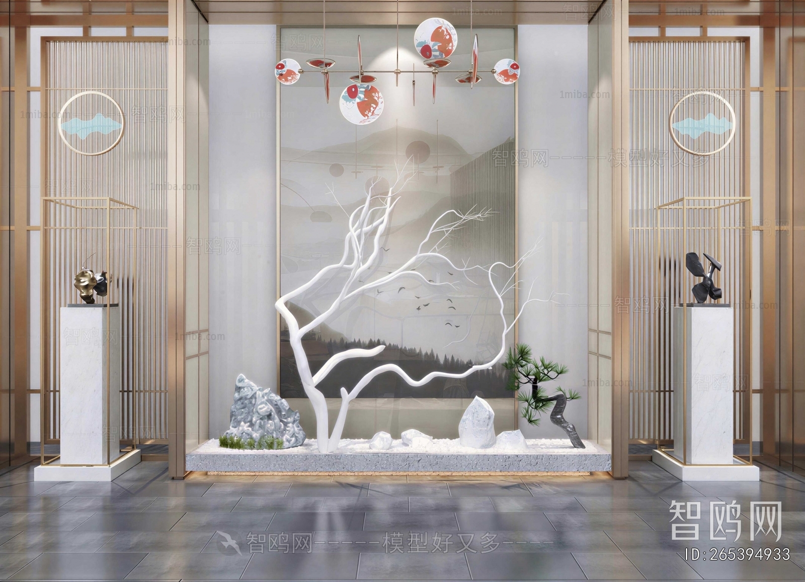 New Chinese Style Exhibition Hall