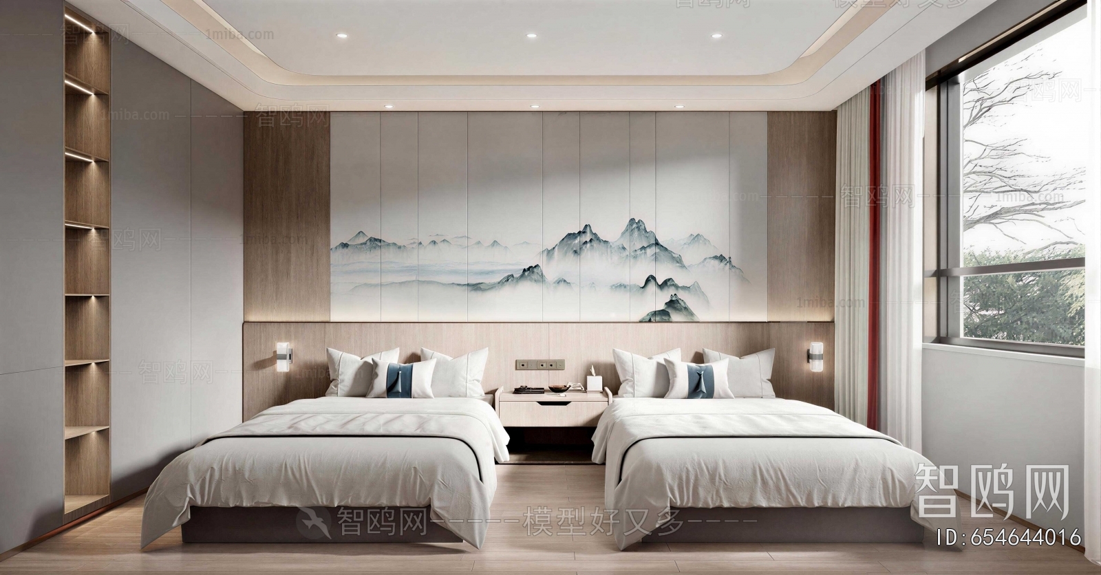 New Chinese Style Guest Room