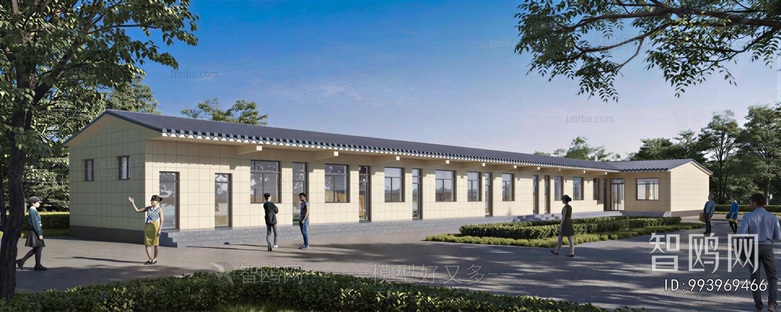 New Chinese Style Public Building