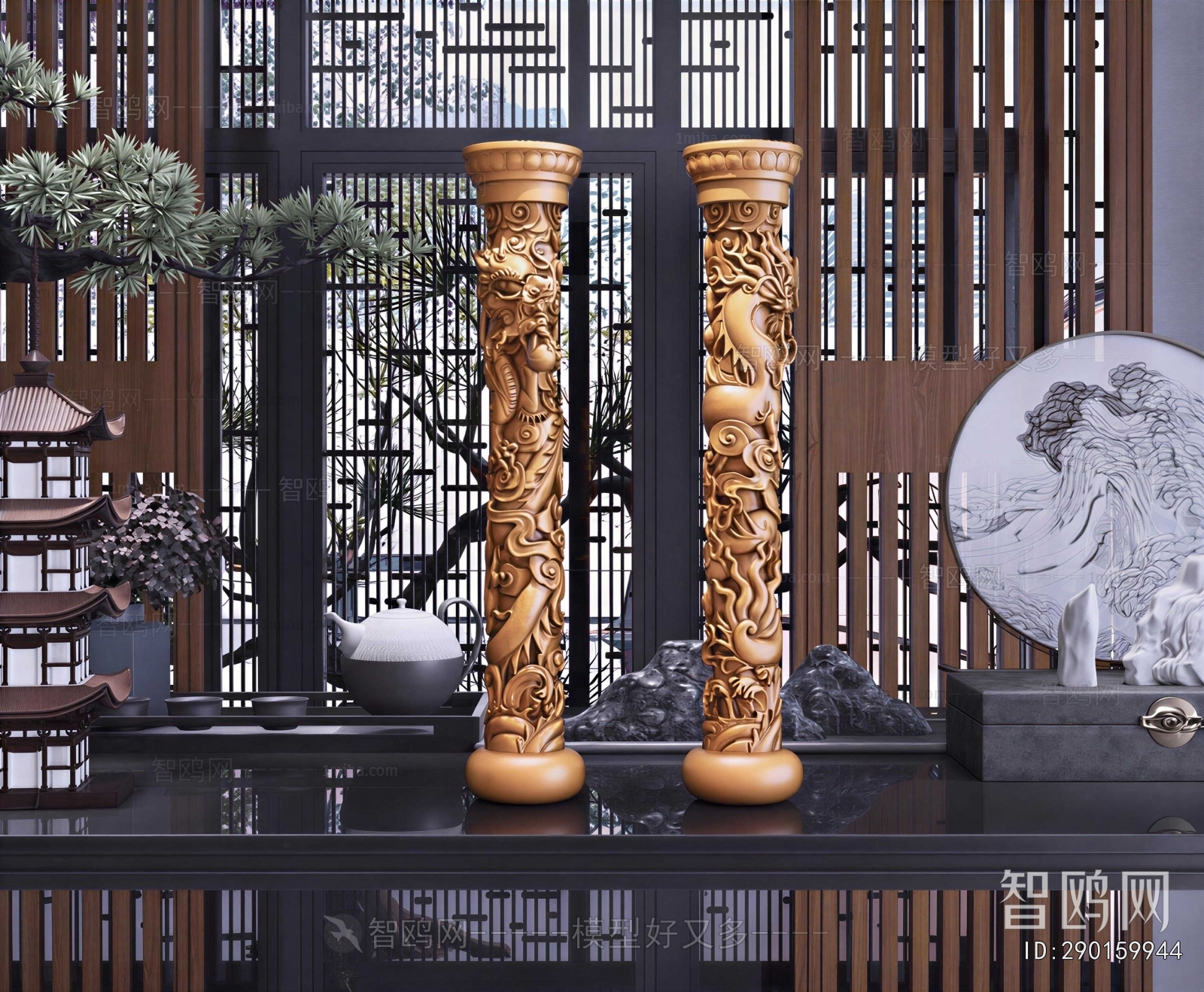 Chinese Style Sculpture