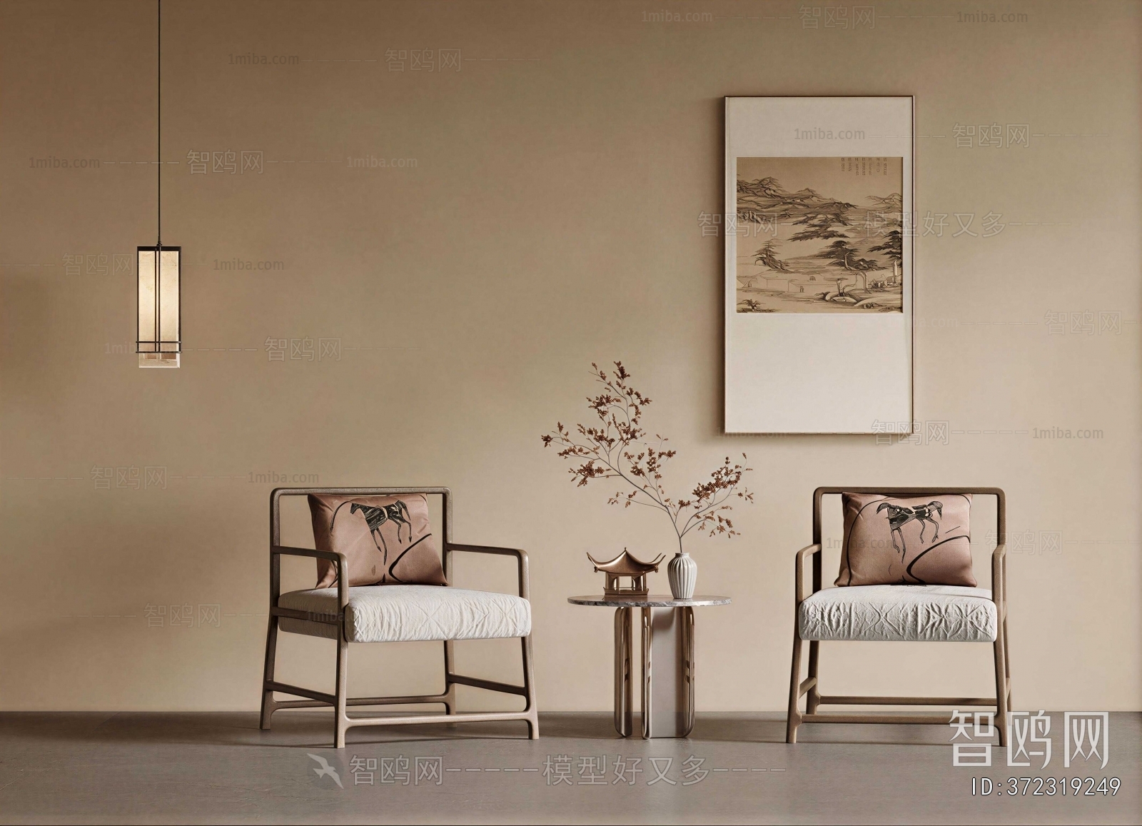 New Chinese Style Lounge Chair