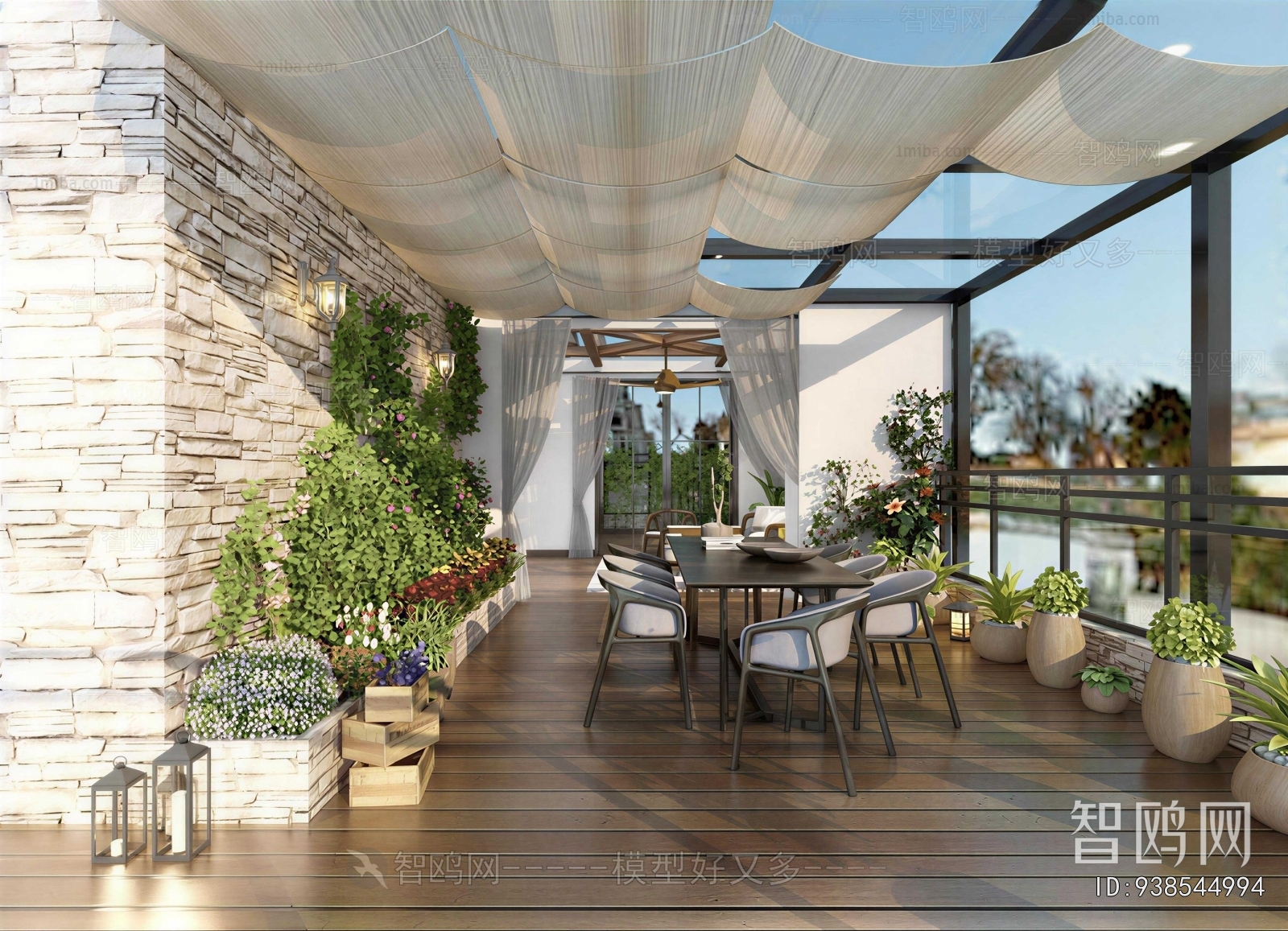 Modern Glass Sun Room