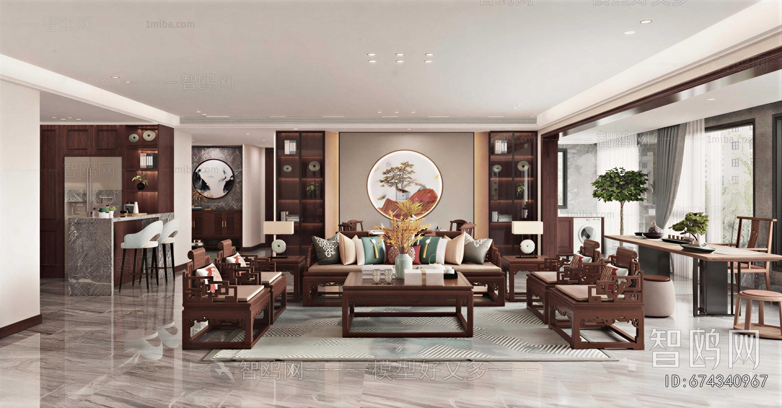 Chinese Style A Living Room