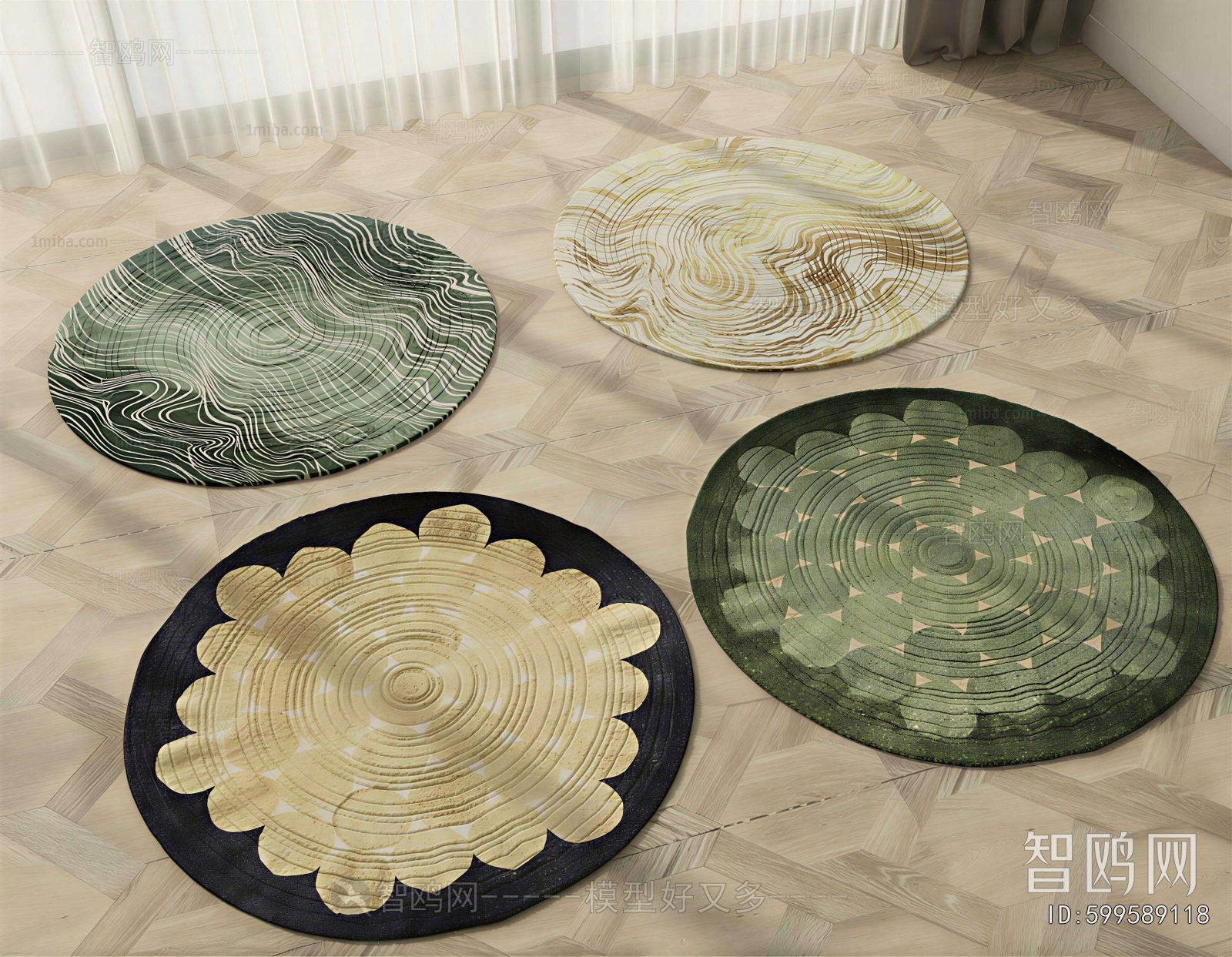 Modern Circular Carpet