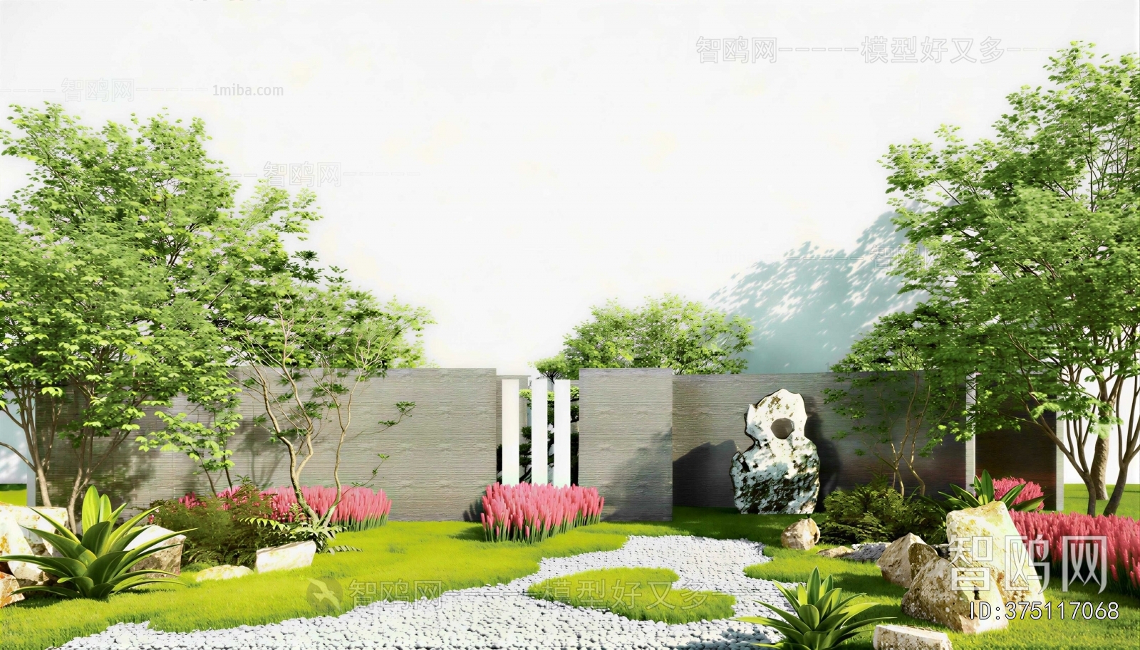 New Chinese Style Courtyard/landscape