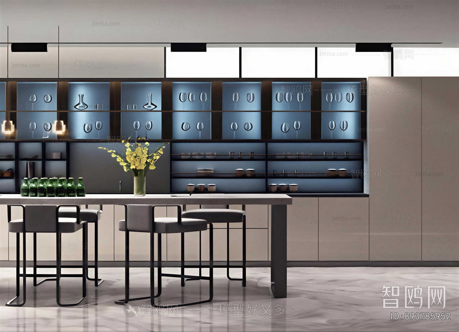 Modern Counter Bar