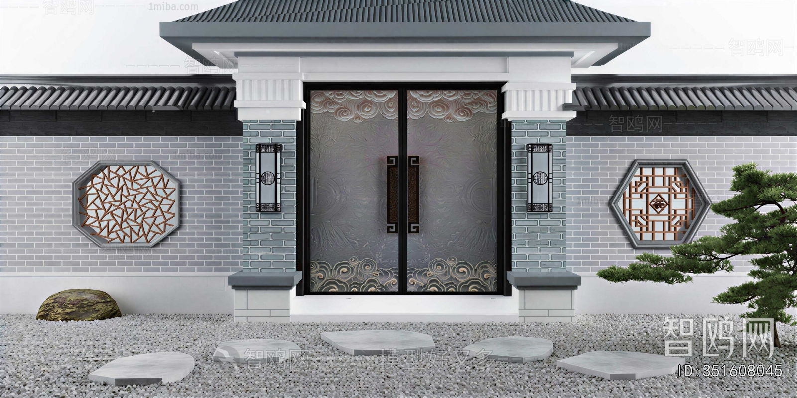 New Chinese Style Gate