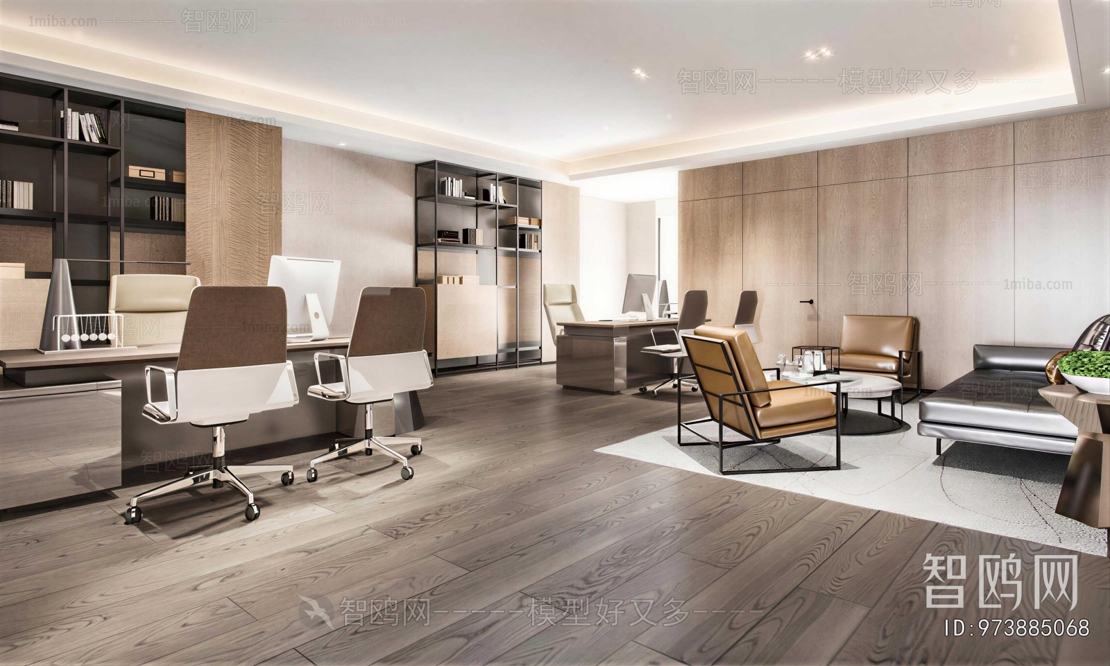 Modern Manager's Office