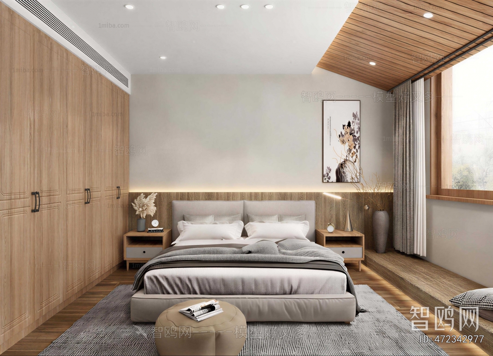 New Chinese Style Bedroom
