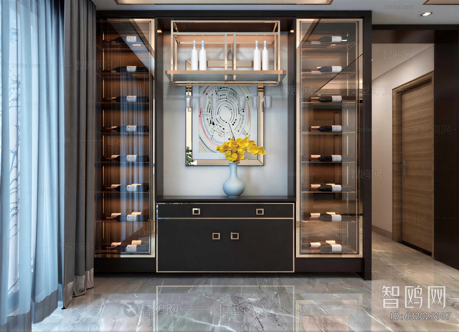 Modern Wine Cabinet