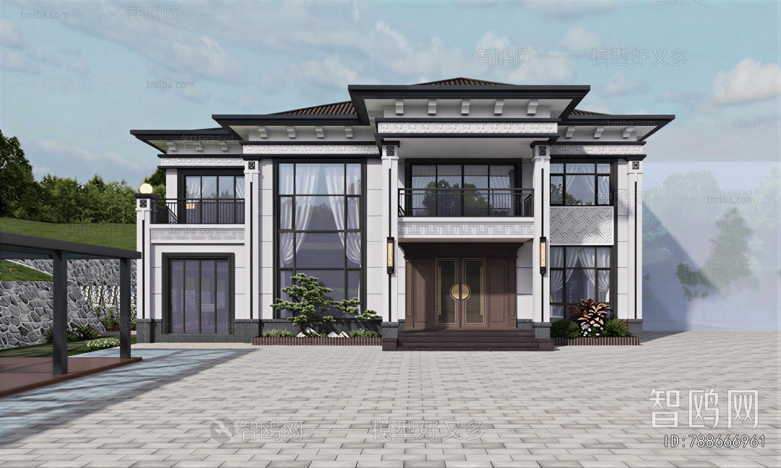 New Chinese Style Detached Villa